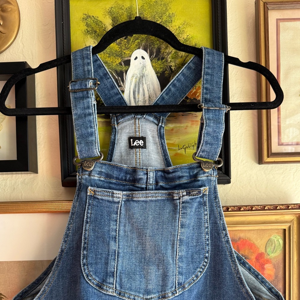 LEE women's relaxed fit heritage overall shorts - Picture 2 of 6